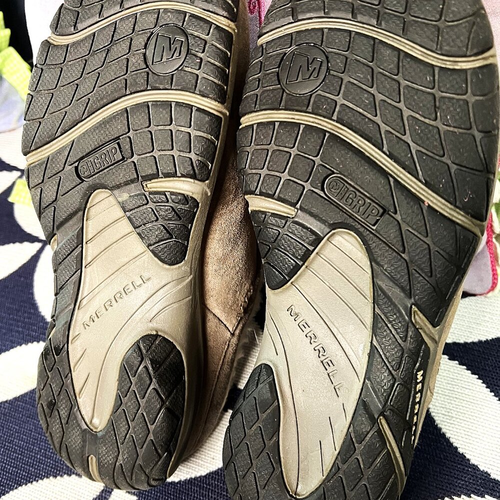 Merrell Encore Ice Slide Brown Clog Mule Sherpa W… - image 4